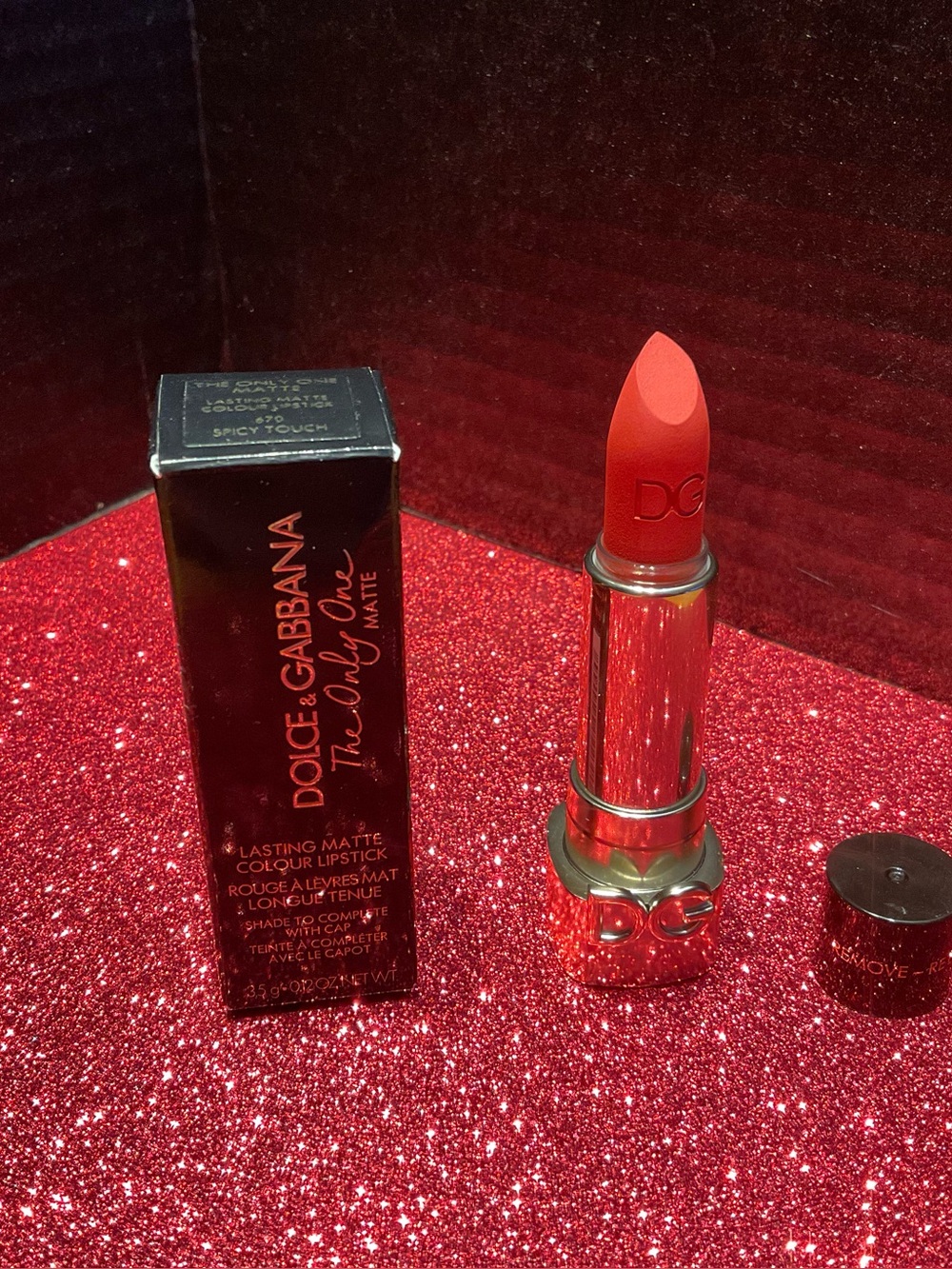 Dolce&Gabbana The Only One Matte Lipstick 670 Spicy Touch NEW IN BOX
